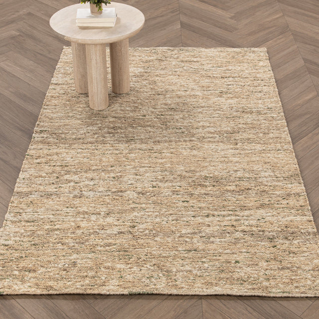 Hayward Soumak Jute Natural/Green Rug - Ornate Home