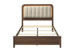 Hayward Walnut Queen Bed - Ornate Home