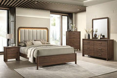 Hayward Walnut Queen Bed - Ornate Home