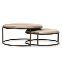 Hayword Blonde Nesting Coffee Tables (Set of 2) - Ornate Home