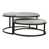 Hayword Gray Nesting Coffee Tables (Set of 2) - Ornate Home