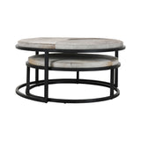 Hayword Gray Nesting Coffee Tables (Set of 2) - Ornate Home