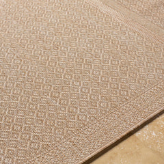 Hazar Beige Outdoor Area Rug - Clearance - Ornate Home