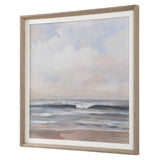 Haze Blue/Woodtone Framed Print - Ornate Home