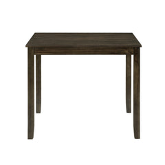 Hazel Charcoal Brown/Dark Brown 5-Piece Pack Dinette Set - Ornate Home