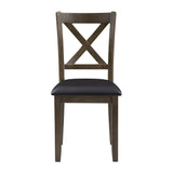 Hazel Charcoal Brown/Dark Brown 5-Piece Pack Dinette Set - Ornate Home