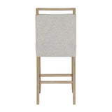 Hazel Weathered Oak/Neutral Counter Height Chair (Set of 2) - Ornate Home