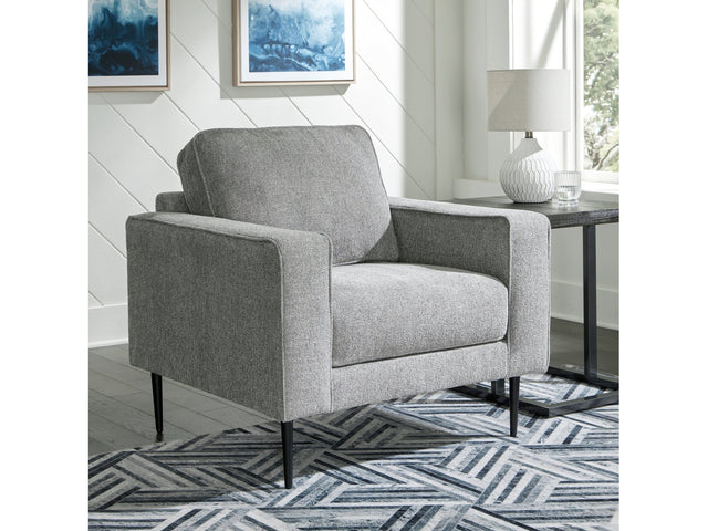 Hazela Charcoal Chair - Ornate Home