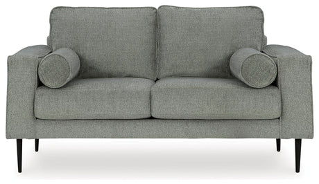 Hazela Charcoal Loveseat - Ornate Home