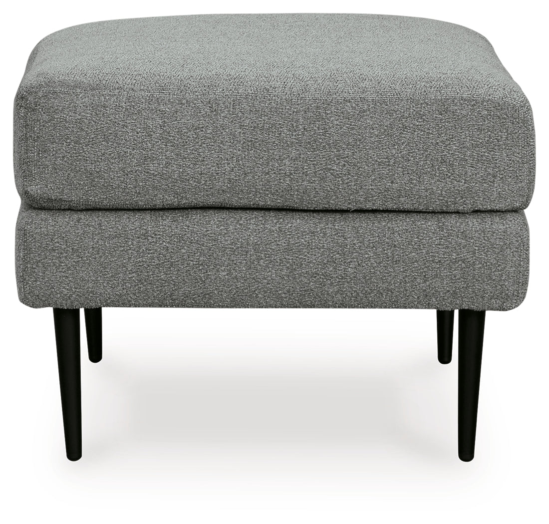 Hazela Charcoal Ottoman (Online Special Price) - Ornate Home