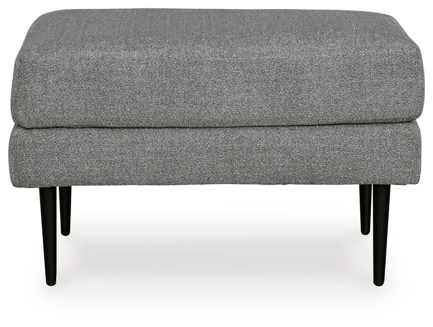 Hazela Charcoal Ottoman (Online Special Price) - Ornate Home