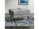 Hazela Charcoal Ottoman - Ornate Home