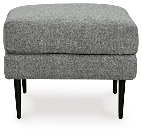 Hazela Charcoal Ottoman - Ornate Home