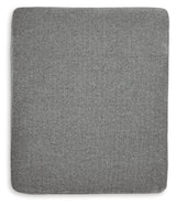 Hazela Charcoal Ottoman - Ornate Home