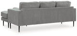 Hazela Charcoal Sectional Sofa (Online Special Price) - Ornate Home
