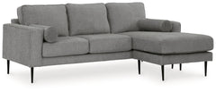 Hazela Charcoal Sectional Sofa - Ornate Home