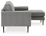 Hazela Charcoal Sectional Sofa - Ornate Home