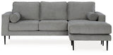 Hazela Charcoal Sectional Sofa - Ornate Home