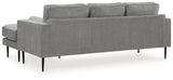 Hazela Charcoal Sectional Sofa - Ornate Home