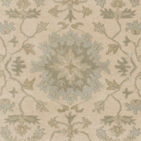 Hazen 1197 Hand Tufted Light Beige Wool Rug - Ornate Home