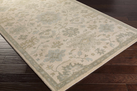 Hazen 1197 Hand Tufted Light Beige Wool Rug - Ornate Home