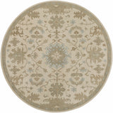 Hazen 1197 Hand Tufted Light Beige Wool Rug - Ornate Home