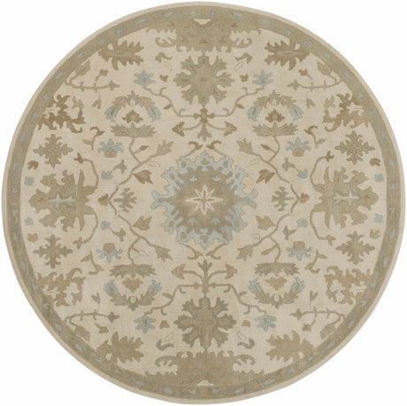 Hazen 1197 Hand Tufted Light Beige Wool Rug - Ornate Home