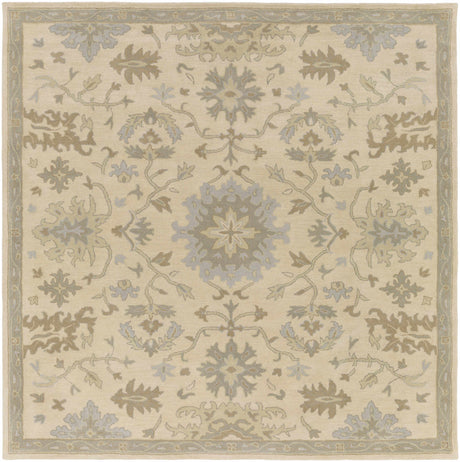 Hazen 1197 Hand Tufted Light Beige Wool Rug - Ornate Home