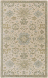 Hazen 1197 Hand Tufted Light Beige Wool Rug - Ornate Home