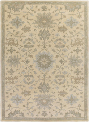 Hazen 1197 Hand Tufted Light Beige Wool Rug - Ornate Home