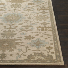 Hazen 1197 Hand Tufted Light Beige Wool Rug - Ornate Home
