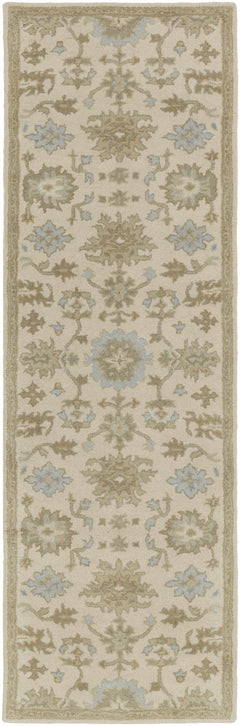 Hazen 1197 Hand Tufted Light Beige Wool Rug - Ornate Home