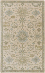 Hazen 1197 Hand Tufted Light Beige Wool Rug - Ornate Home