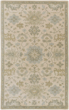 Hazen 1197 Hand Tufted Light Beige Wool Rug - Ornate Home