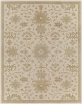 Hazen 1197 Hand Tufted Light Beige Wool Rug - Ornate Home