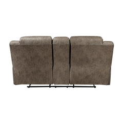 Hazen Brown Double Reclining Loveseat - Ornate Home