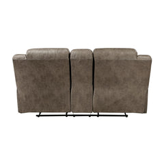 Hazen Brown Double Reclining Loveseat - Ornate Home