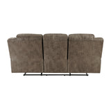Hazen Brown Double Reclining Sofa - Ornate Home
