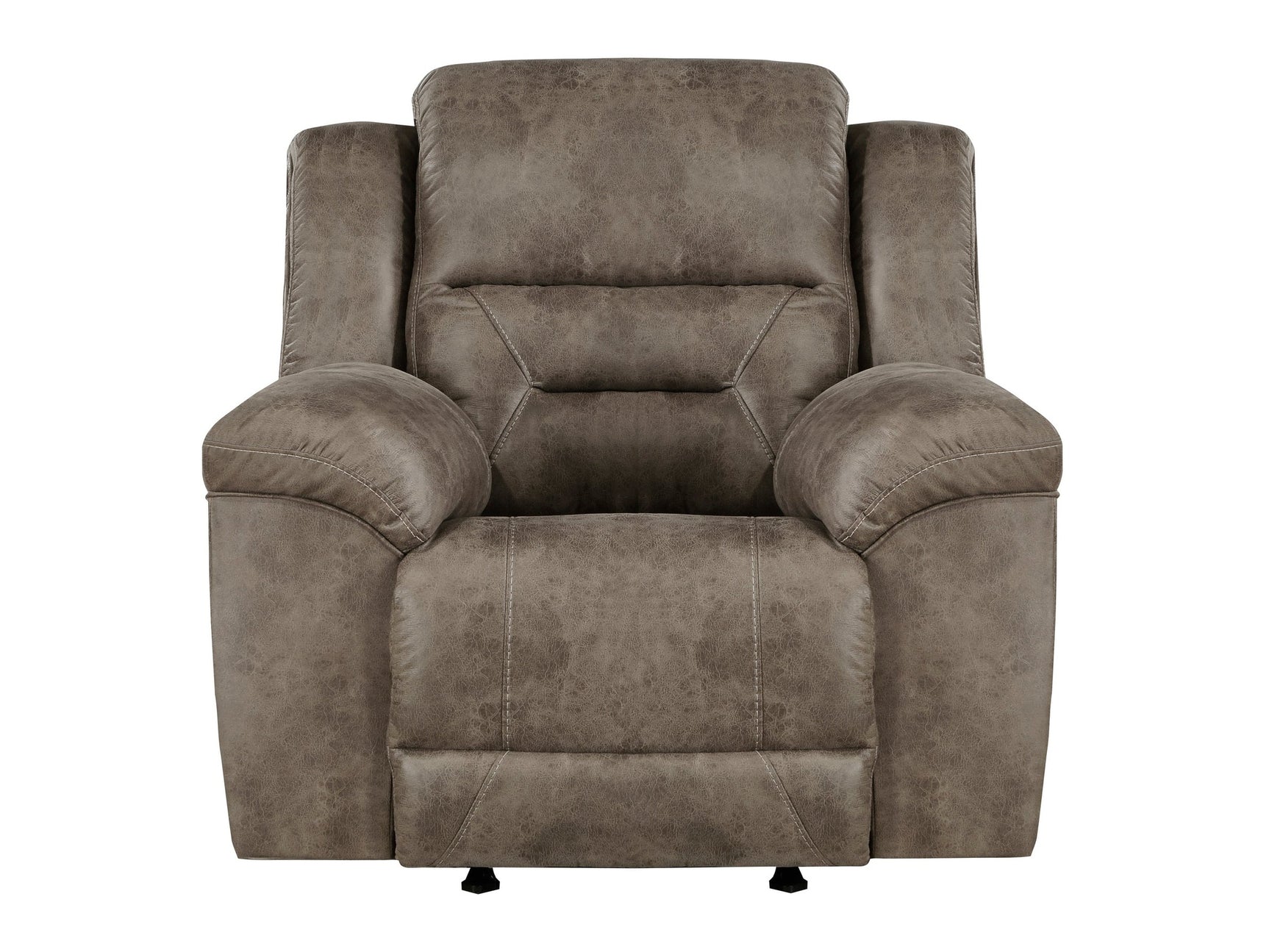 Hazen Brown Rocker Reclining Chair - Ornate Home