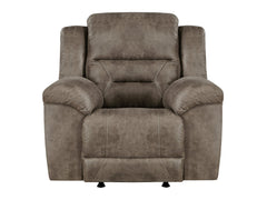 Hazen Brown Rocker Reclining Chair - Ornate Home