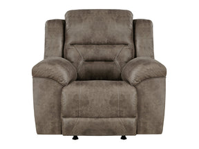 Hazen Brown Rocker Reclining Chair - Ornate Home