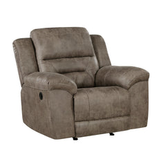 Hazen Brown Rocker Reclining Chair - Ornate Home