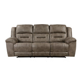Hazen Brown Sofa & Loveseat - Ornate Home