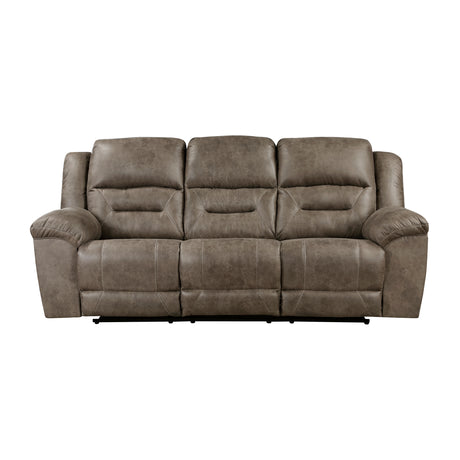 Hazen Brown Sofa & Loveseat - Ornate Home