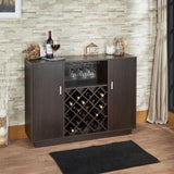 Hazen Espresso Wine Cabinet SKU: 72605 - Ornate Home