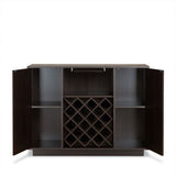 Hazen Espresso Wine Cabinet SKU: 72605 - Ornate Home