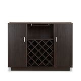 Hazen Espresso Wine Cabinet SKU: 72605 - Ornate Home