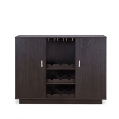 Hazen Espresso Wine Cabinet SKU: 72615 - Ornate Home