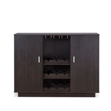 Hazen Espresso Wine Cabinet SKU: 72615 - Ornate Home
