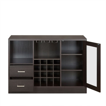 Hazen Espresso Wine Cabinet SKU: 72640 - Ornate Home